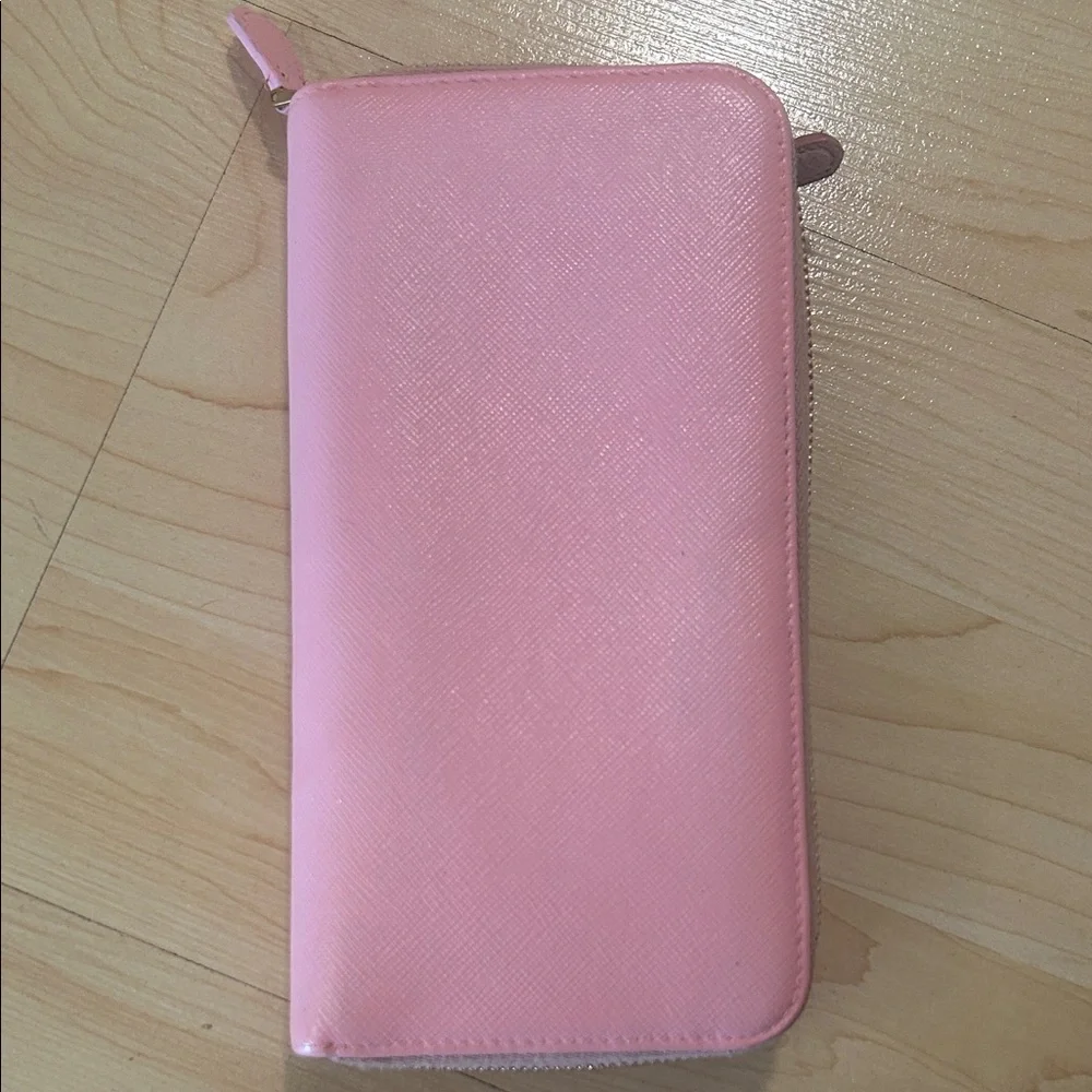 Prada Pink Zip-Around Wallet - Picture 6 of 6